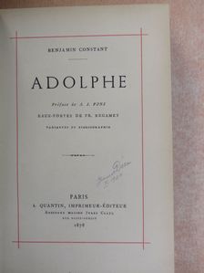 Benjamin Constant - Adolphe [antikvár]