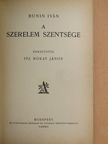 Bunin Iván - A szerelem szentsége [antikvár]