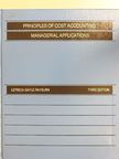 Letricia Gayle Rayburn - Principles of Cost Accounting [antikvár]