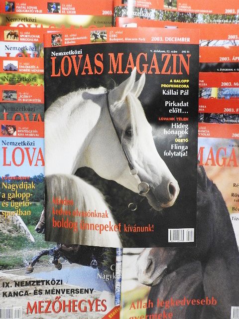Bertók Viktor - Nemzetközi Lovas Magazin 2003. január-december [antikvár]