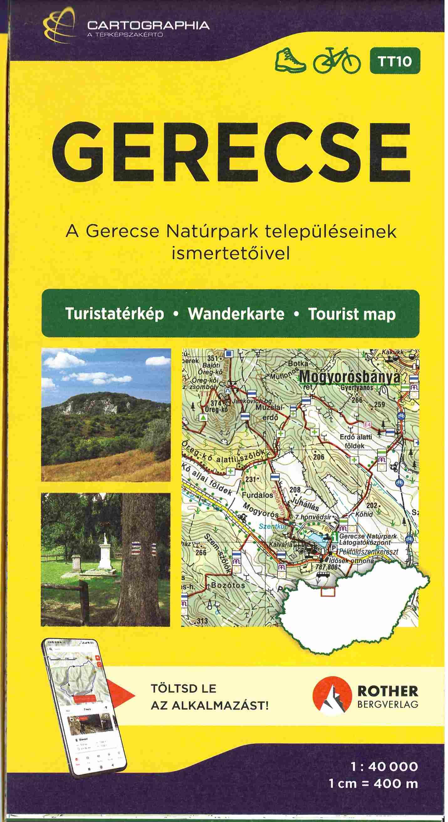 Gerecse turistatérkép