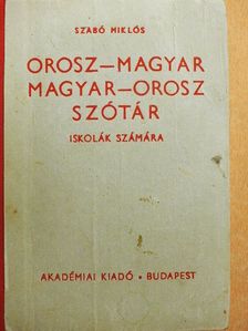 Szabó Miklós - Orosz-magyar/magyar-orosz szótár [antikvár]