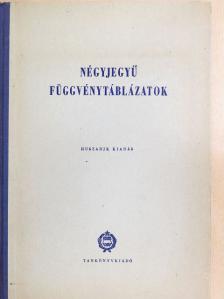 Lóky Béla - Négyjegyű függvénytáblázatok [antikvár]