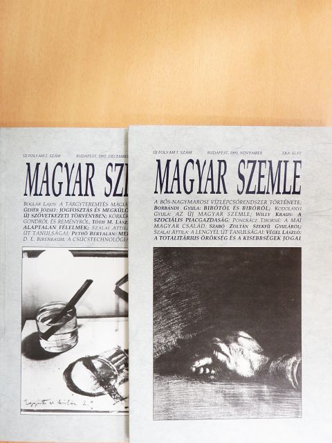 Axel Nordheimer - Magyar Szemle 1992. november-december [antikvár]