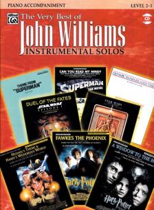 WILLIAMS JOHN - THE VERY BEST OF JOHN WILLIAMS INSTRUMENTAL SOLOS PIANO ACCOMPANIMENT WITH CD