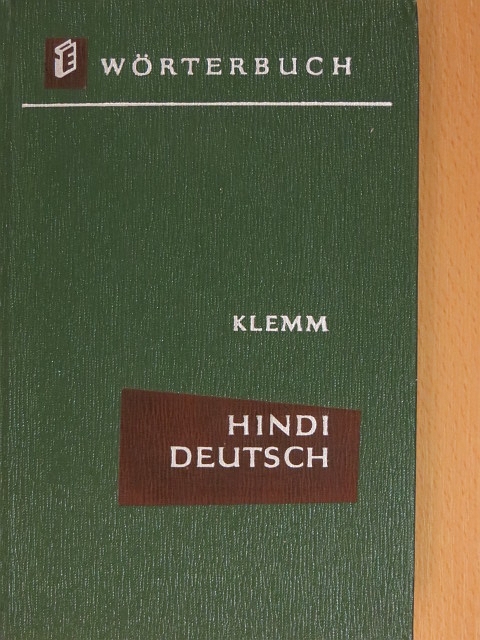 Hindi-Deutsches Wörterbuch [antikvár]