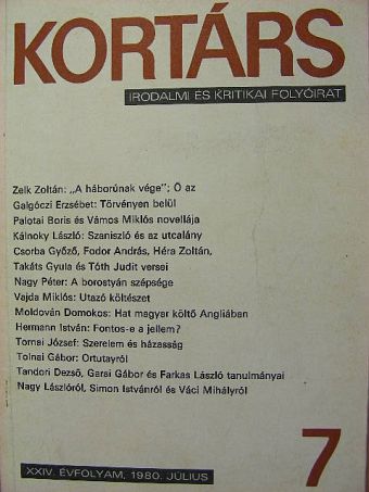 Balogh Ernő - Kortárs 1980. július [antikvár]