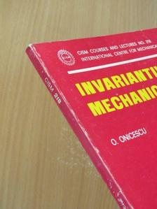 Octav Onicescu - Invariantive Mechanics [antikvár]
