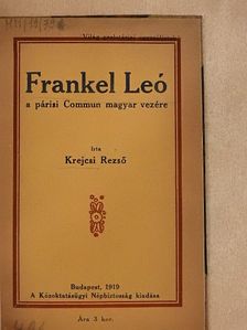 Krejcsi Rezső - Frankel Leó [antikvár]