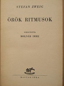 Stefan Zweig - Örök ritmusok [antikvár]