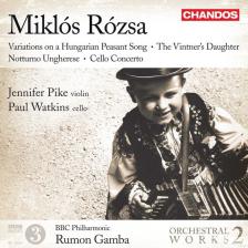 RÓZSA MIKLÓS - ORCHESTRAL WORKS VOL.2 CD RUMON GAMBA, BBC PHILHARMONIC