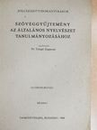 A. Meillet - Szöveggyűjtemény az általános nyelvészet tanulmányozásához [antikvár]