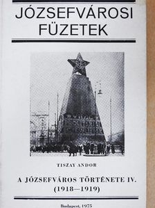 Tiszay Andor - A Józsefváros története IV. [antikvár]