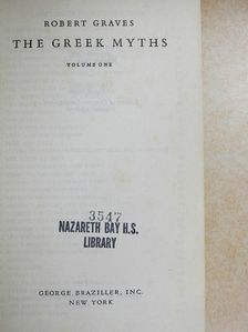Robert Graves - The Greek Myths I. [antikvár]