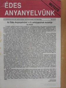 Édes Anyanyelvünk Mutató 1979-1993 [antikvár]