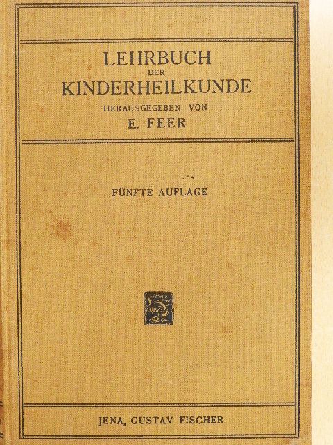 Lehrbuch der Kinderheilkunde [antikvár]