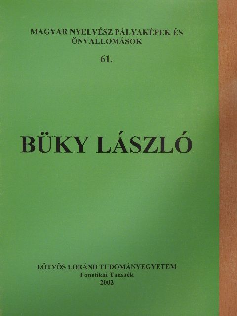 Büky László [antikvár]