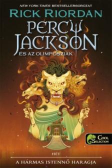 Rick Riordan - Percy Jackson és az olimposziak 7. - A hármas istennő haragja - kemény táblás védőborító