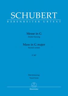 SCHUBERT - MESSE IN G, ZWEITE FASSUNG D 167, KILAVIEAUSZUG