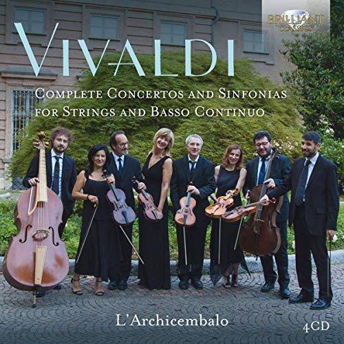 Vivaldi - COMPLETE CONCERTOS AND SINFONIAS FOR STRINGS AND BASSO CONTINUO 4CD L'ARCHICEMBALO