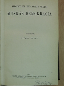 Beatrice Webb - Munkás-demokrácia I. (töredék) [antikvár]