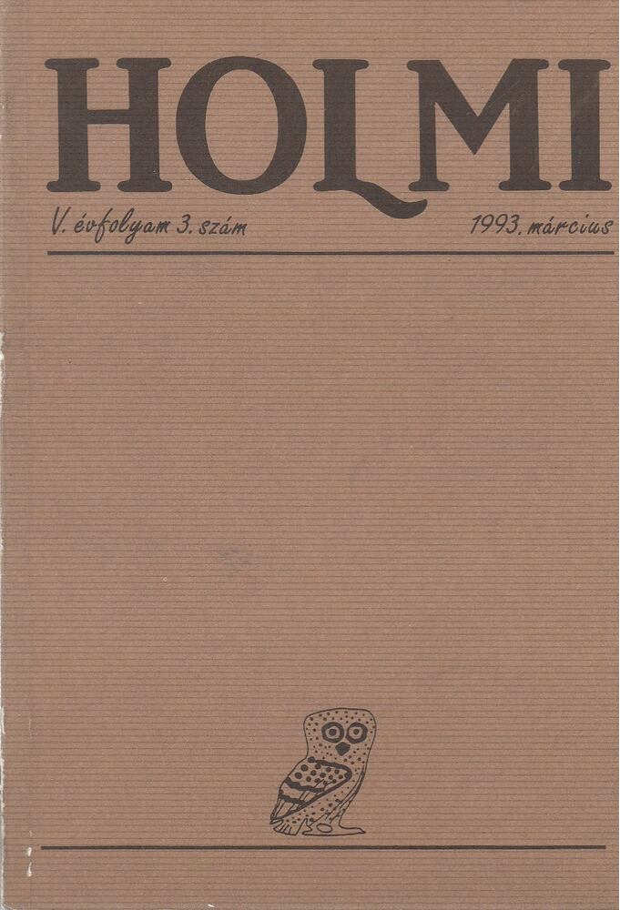 Réz Pál - HOLMI 1993. március [antikvár]