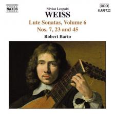 WEISS - LUTE SONATAS VOL.6 CD ROBERT BARTO