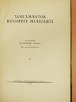 Belitzky János - Tanulmányok Budapest multjából VI. [antikvár]