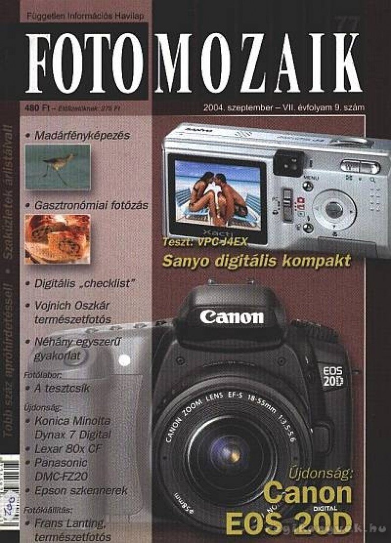 Sulyok László - Foto mozaik 77. 2004. szeptember VII. évfolyam 9. szám [antikvár]