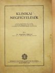Dr. Herzog Ferenc - Klinikai megfigyelések [antikvár]