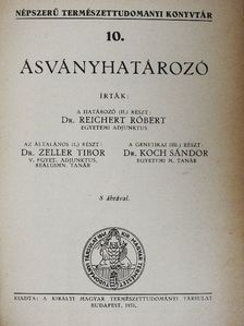 Dr. Koch Sándor - Ásványhatározó [antikvár]