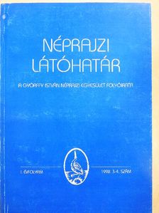 Barsi Ernő - Néprajzi látóhatár 1992/3-4. szám [antikvár]