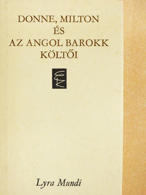 George Herbert - Donne, Milton és az angol barokk költői [antikvár]