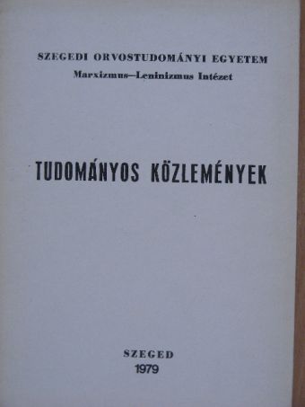 Benkő Zsuzsanna - Tudományos közlemények [antikvár]