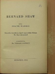 Frank Harris - Bernard Shaw [antikvár]