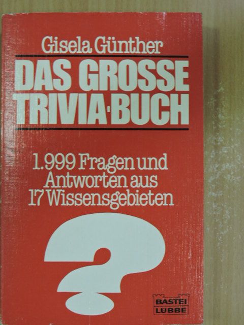 Gisela Günther - Das Grosse Trivia Buch [antikvár]