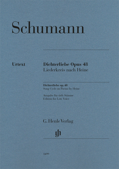 Schumann, Robert - DICHTERLIEBE OP.48. LIEDERKREIS NACH HEINE FÜR TIEFE STIMME