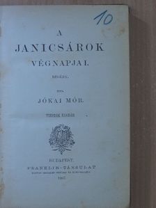 Jókai Mór - A janicsárok végnapjai [antikvár]