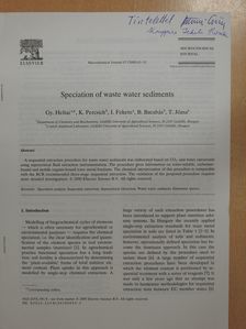 B. Barabás - Speciation of waste water sediments (dedikált példány) [antikvár]