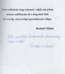 Molnár Piroska, Domokos Fábián László - Kettős magyar üzenet (Dedikált) [antikvár]