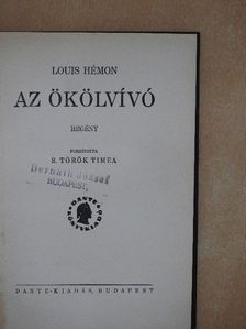 Louis Hémon - Az ökölvívó [antikvár]