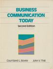 Courtland L. Bovée - Business Communication Today [antikvár]