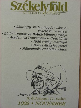 Bogdán László - Székelyföld 1998. november [antikvár]