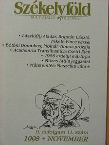 Bogdán László - Székelyföld 1998. november [antikvár]