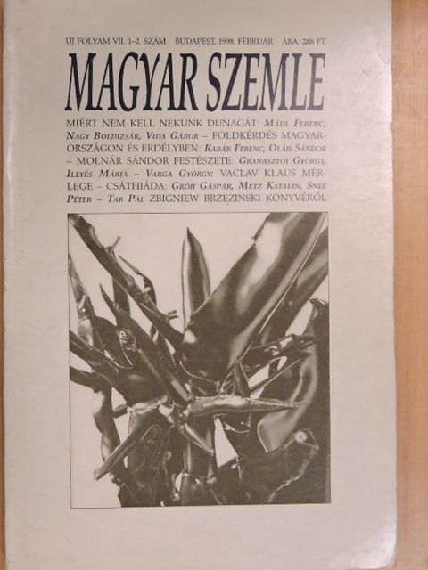 Elek Tibor - Magyar Szemle 1998. február [antikvár]
