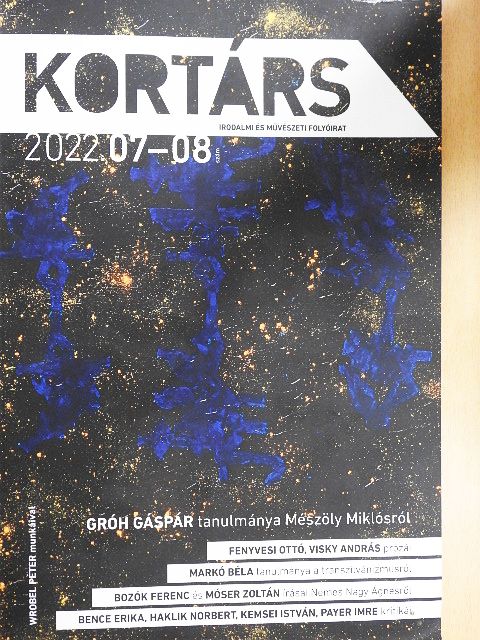 Acsai Roland - Kortárs 2022. július-agusztus [antikvár]