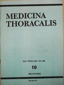 Csiszér Eszter - Medicina Thoracalis 1989. október [antikvár]