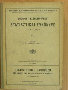 Budapest székesfőváros statisztikai évkönyve 1937 [antikvár]