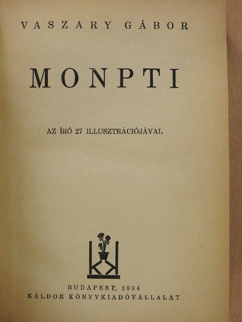 Vaszary Gábor - Monpti [antikvár]