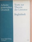 Dr. Dietrich Steinbach - Texte zur Theorie der Literatur [antikvár]